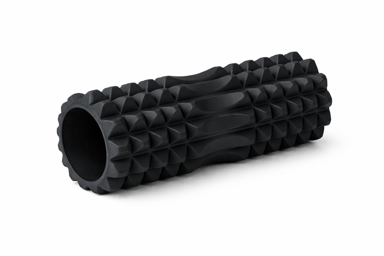 Black High-Density 3D Trigger Point Foam Roller