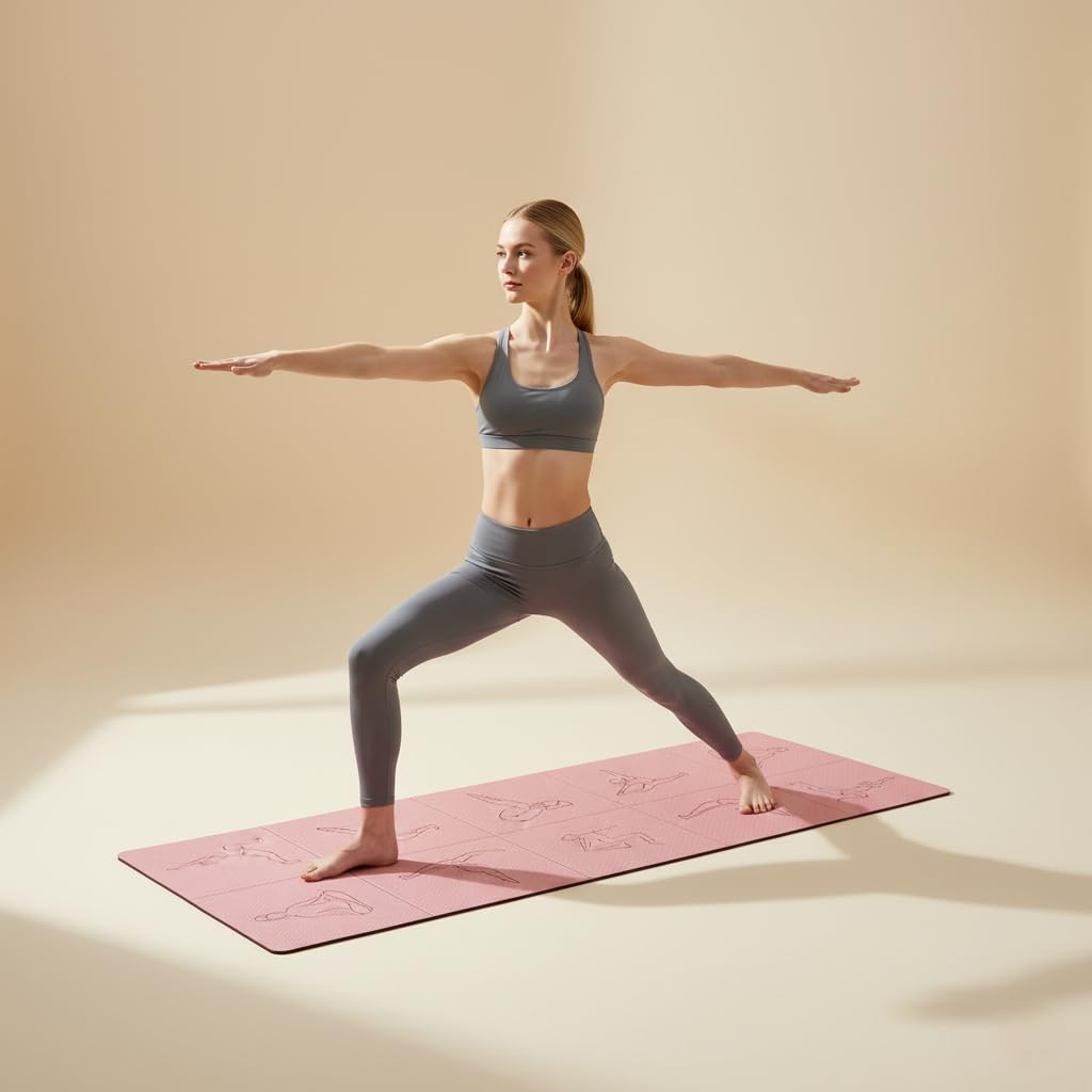 Pink Fold & Flow Yoga Mat